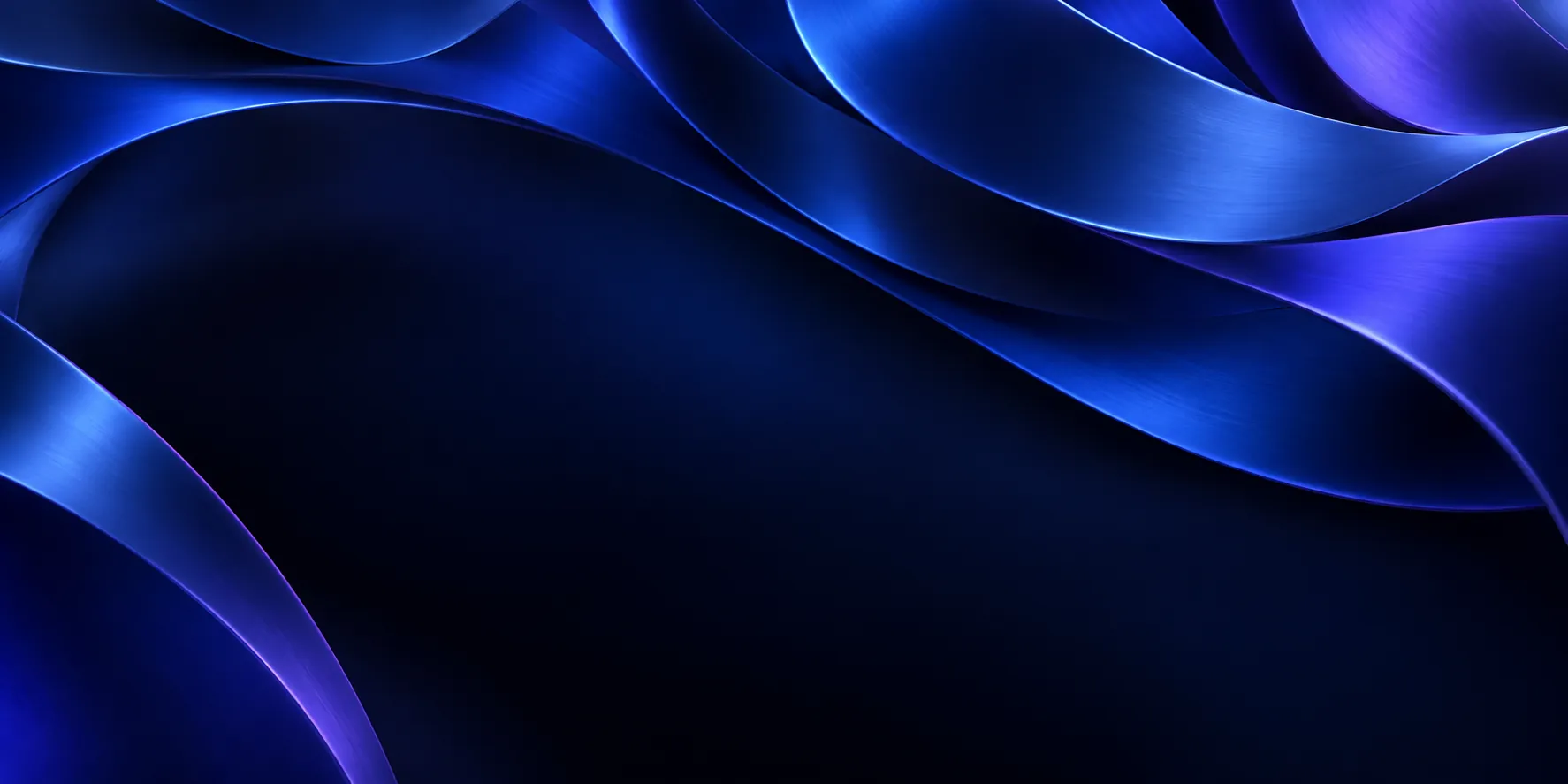 Abstrakte blaue und violette Formen